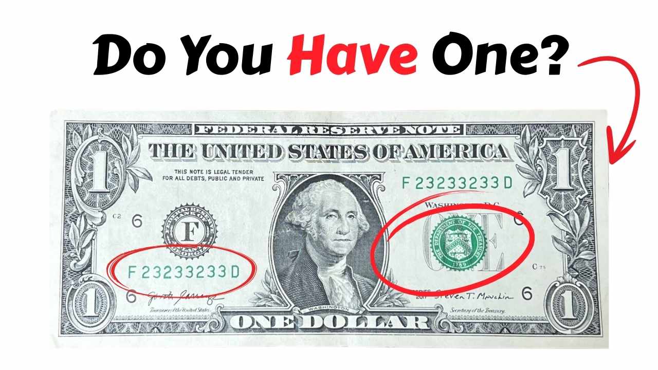 Collectors Pay $68,000 for $1 Bill With Serial 32323232 - Do You Have One?