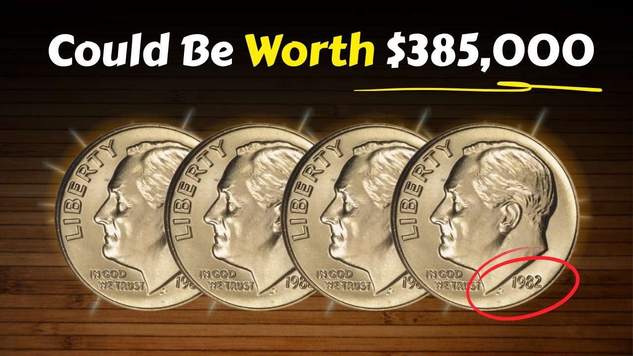 Rare 1982 Roosevelt Dime Without Mint Mark Could Be Worth $385,000 - Here’s How to Spot It