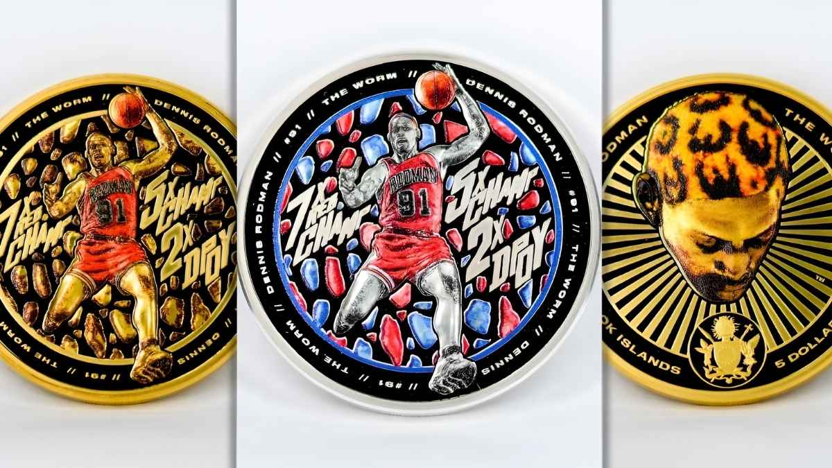 Legal Tender Dennis Rodman Coin 2026: Silver trading release debuts at ANA show exciting collectors and investors