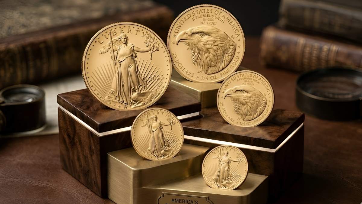US Mint Sales 2025: American Gold Eagles offered in four sizes with special proof set options attracting strong collector demand