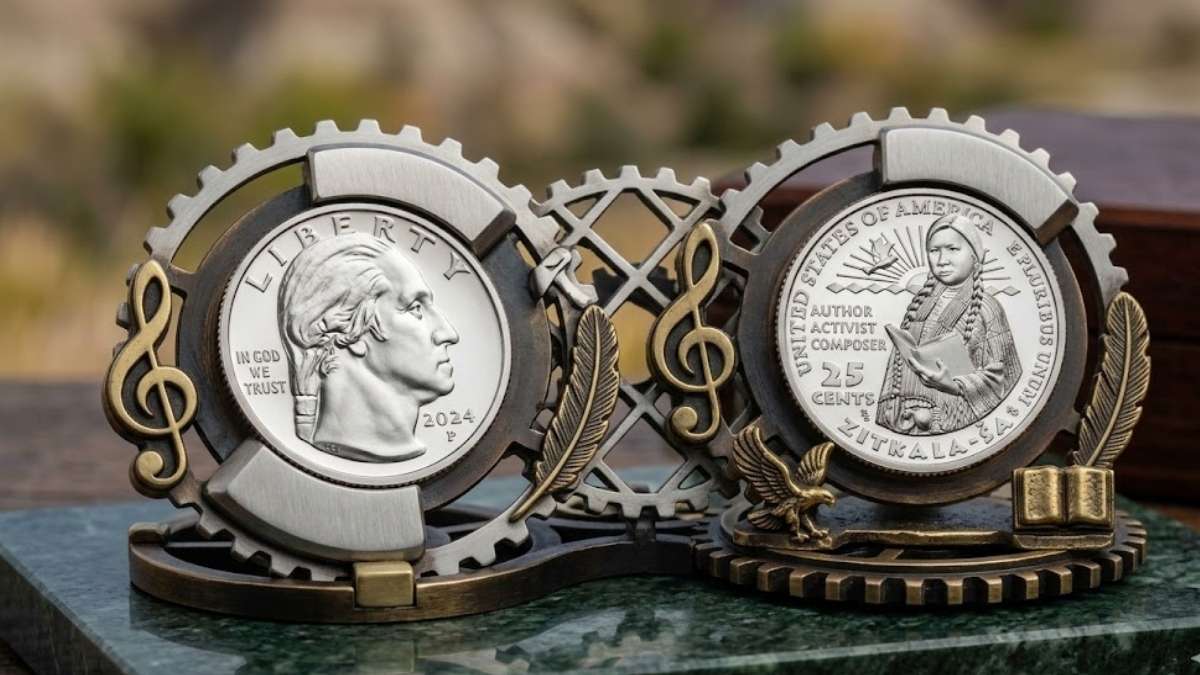 Zitkala-Ša Quarters: U.S. Mint Rolls and Bags Featuring Historic Native American Design Now Available