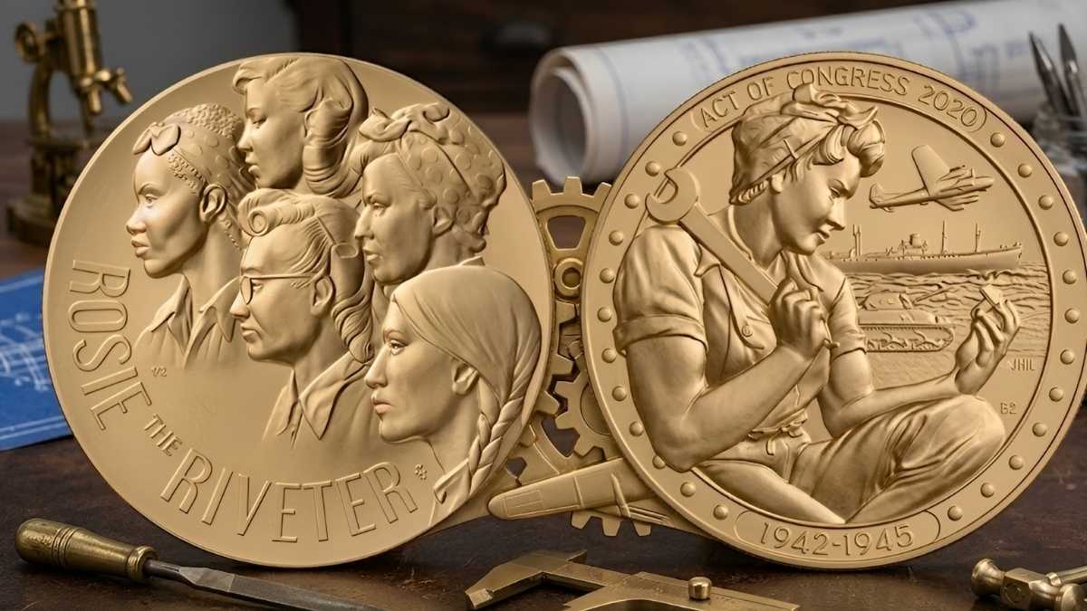 U.S. Mint Sales: Rosie the Riveter bronze medals now available with patriotic design honoring women workers 2026